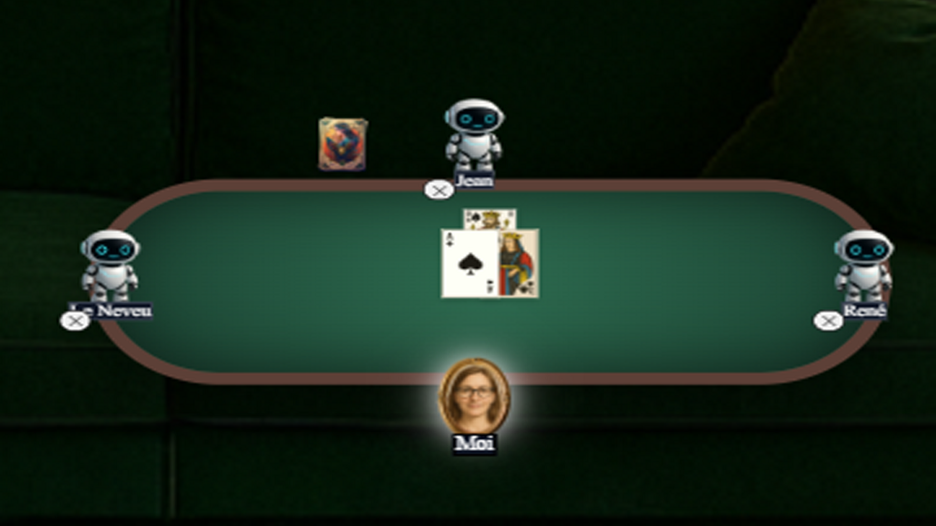 Interface de jeu Tarot